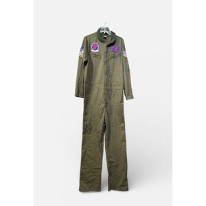 Top Gun Flight Suit Halloween Costume Cosplay Adult Size S Small Goose